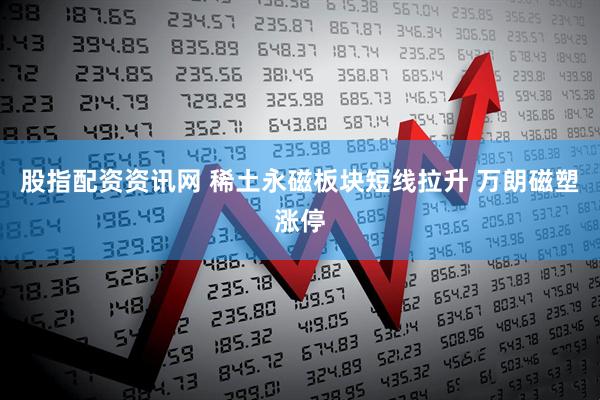 股指配资资讯网 稀土永磁板块短线拉升 万朗磁塑涨停